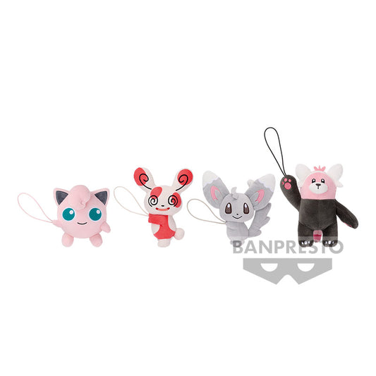 POKEMON MASCOT PLUSH JYGGLYBUFF • SPINDA • MINCCINO • BEWEAR 13 CM