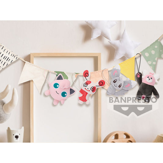 POKEMON MASCOT PLUSH JYGGLYBUFF • SPINDA • MINCCINO • BEWEAR 13 CM