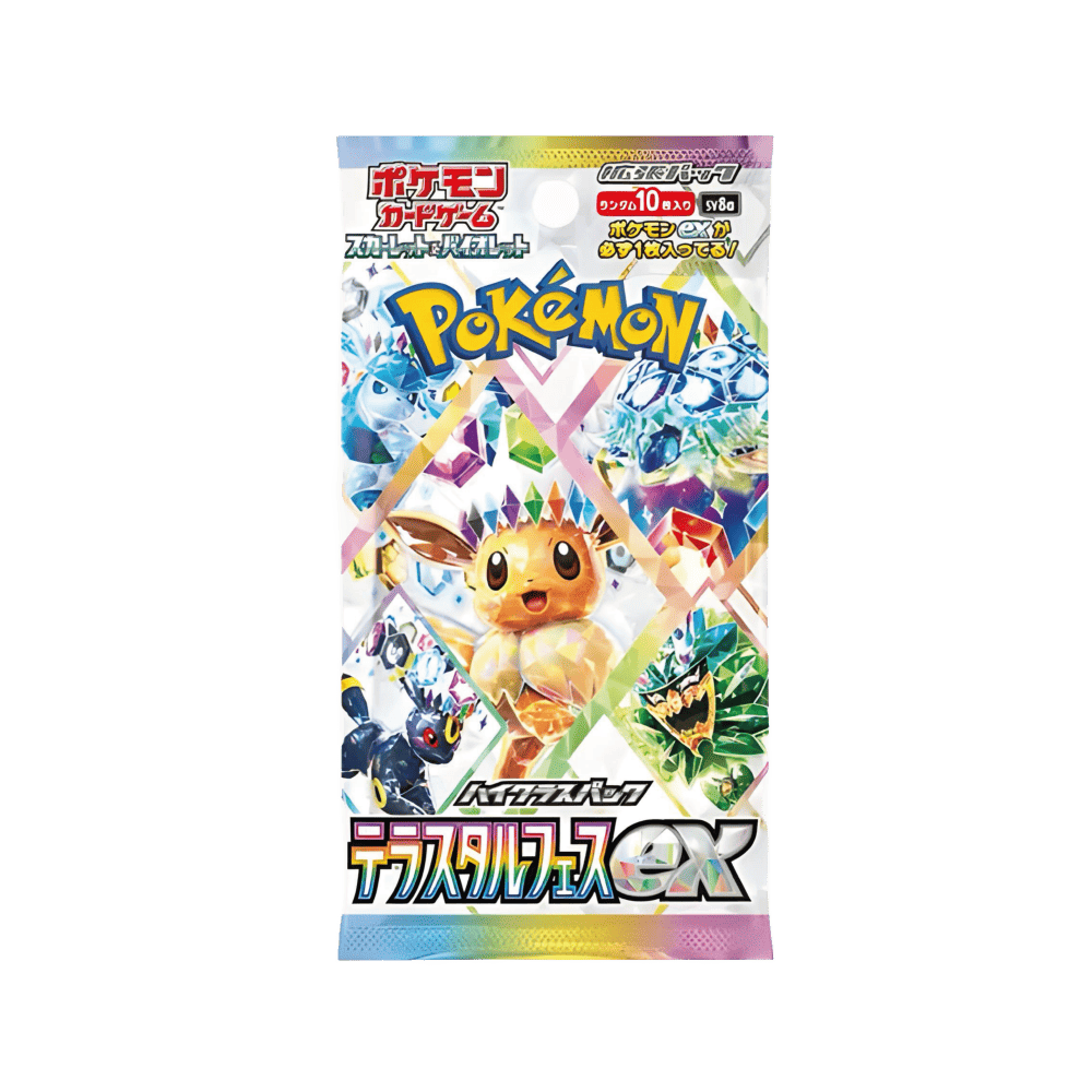 TERASTAL FESTIVAL EX POKÉMON PACCHETTO BUSTA 10 CARTE (JP)