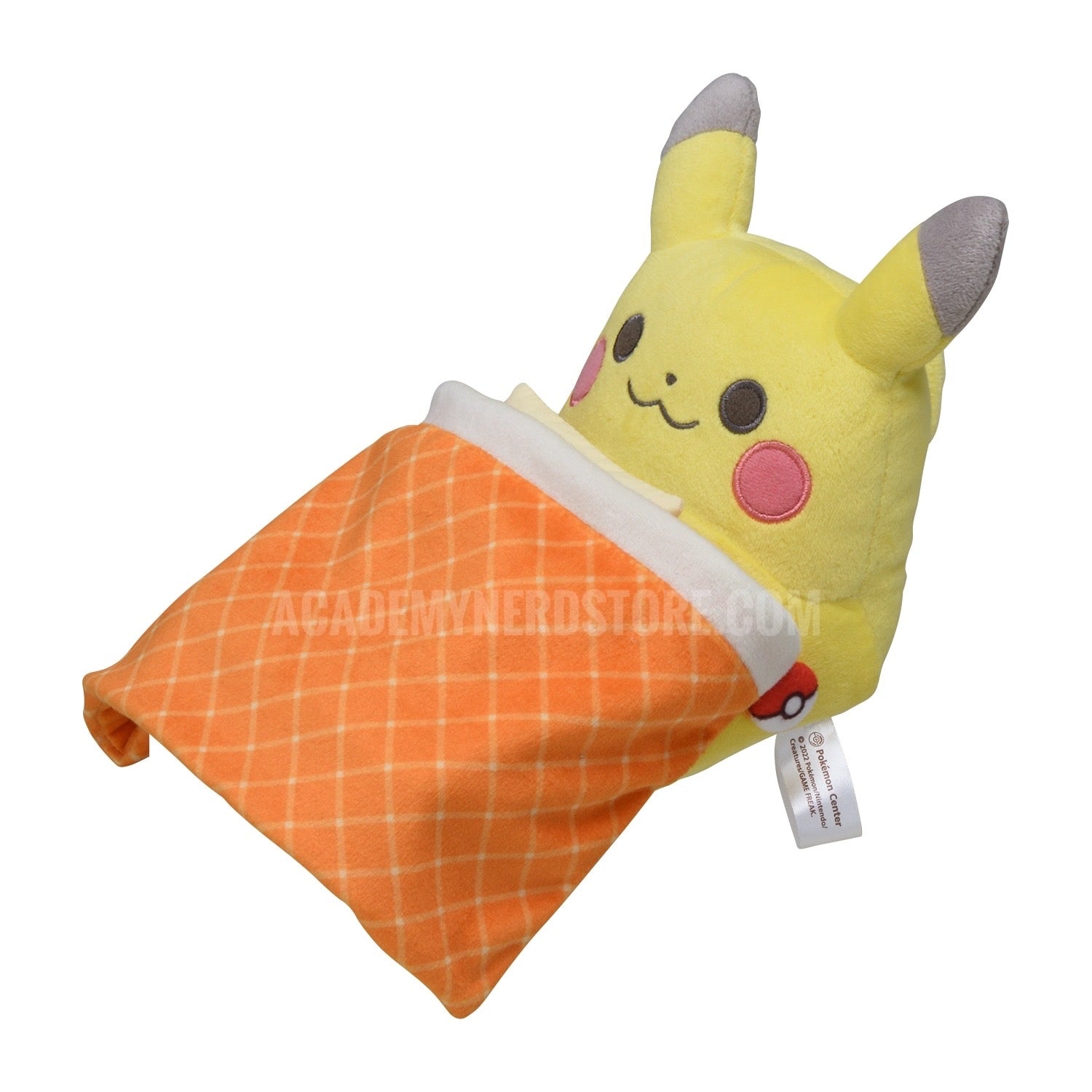 BAMBOLA DOLL PIKACHU A FORMA DI LETTO POKÉMON CENTER – Academynerd
