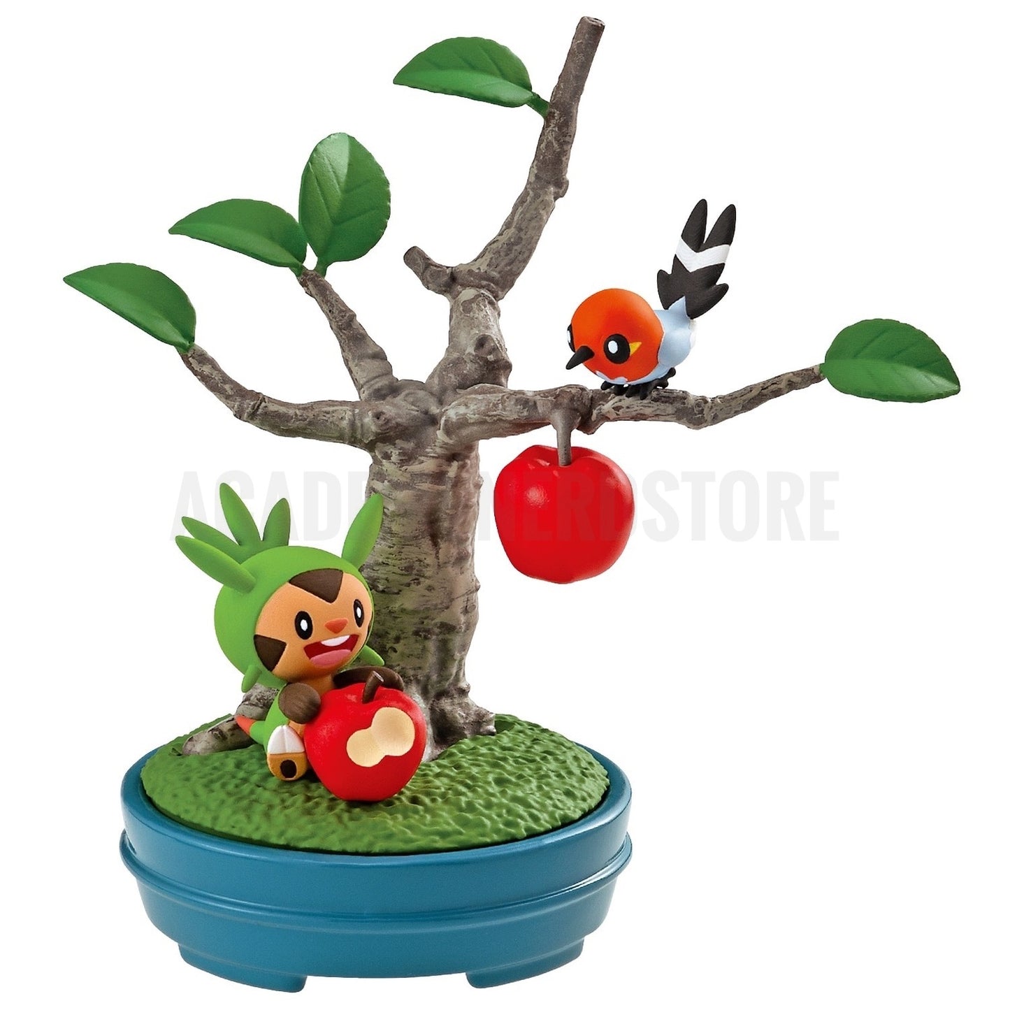 CHESPIN & FLETCHLING REMENT TERRARIUM COLLECTION BONSAI 2 Figure Pokémon