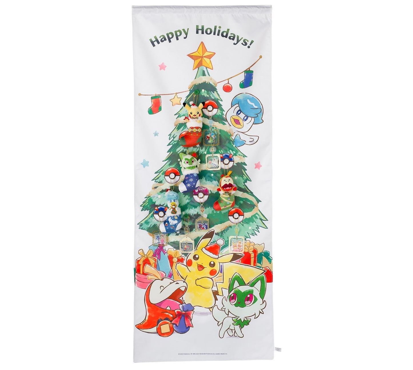 SPRIGATITO MASCOTTE CHRISTMAS POKÉMON CENTER PELUCHE