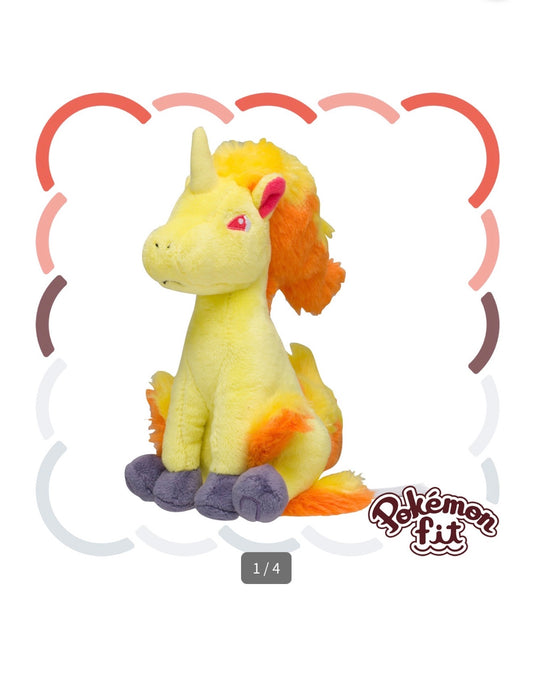 RAPIDASH FIT POKEMON CENTER PELUCHE