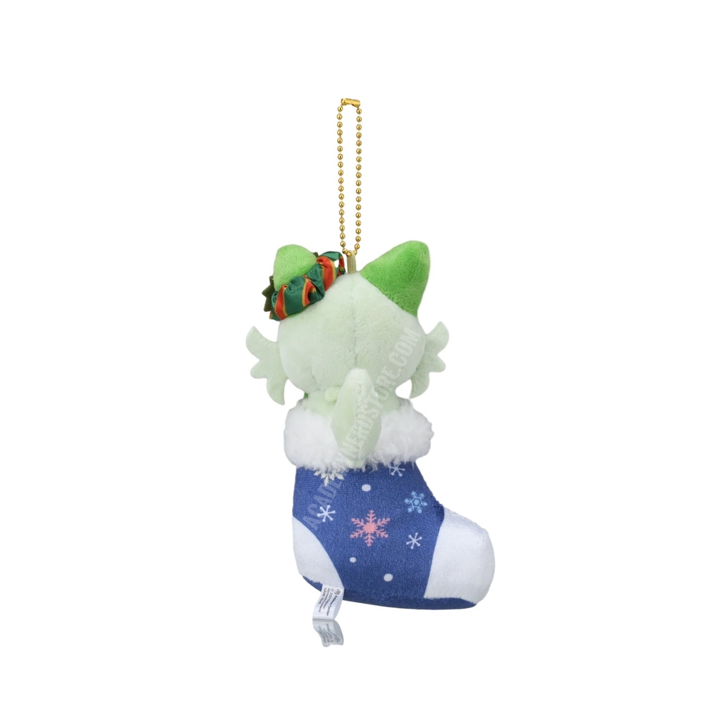 SPRIGATITO MASCOTTE CHRISTMAS POKÉMON CENTER PELUCHE
