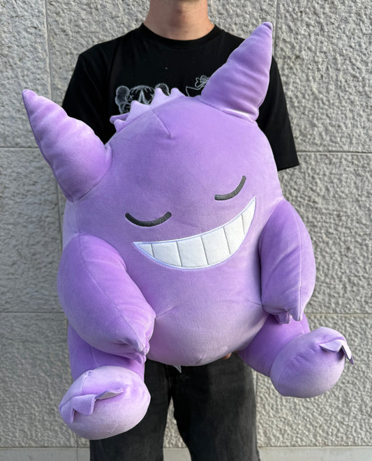 GENGAR SUPER BIG SLEEPING TOMY ARTS PLUSH POKÉMON CENTER NEW WITH TAG