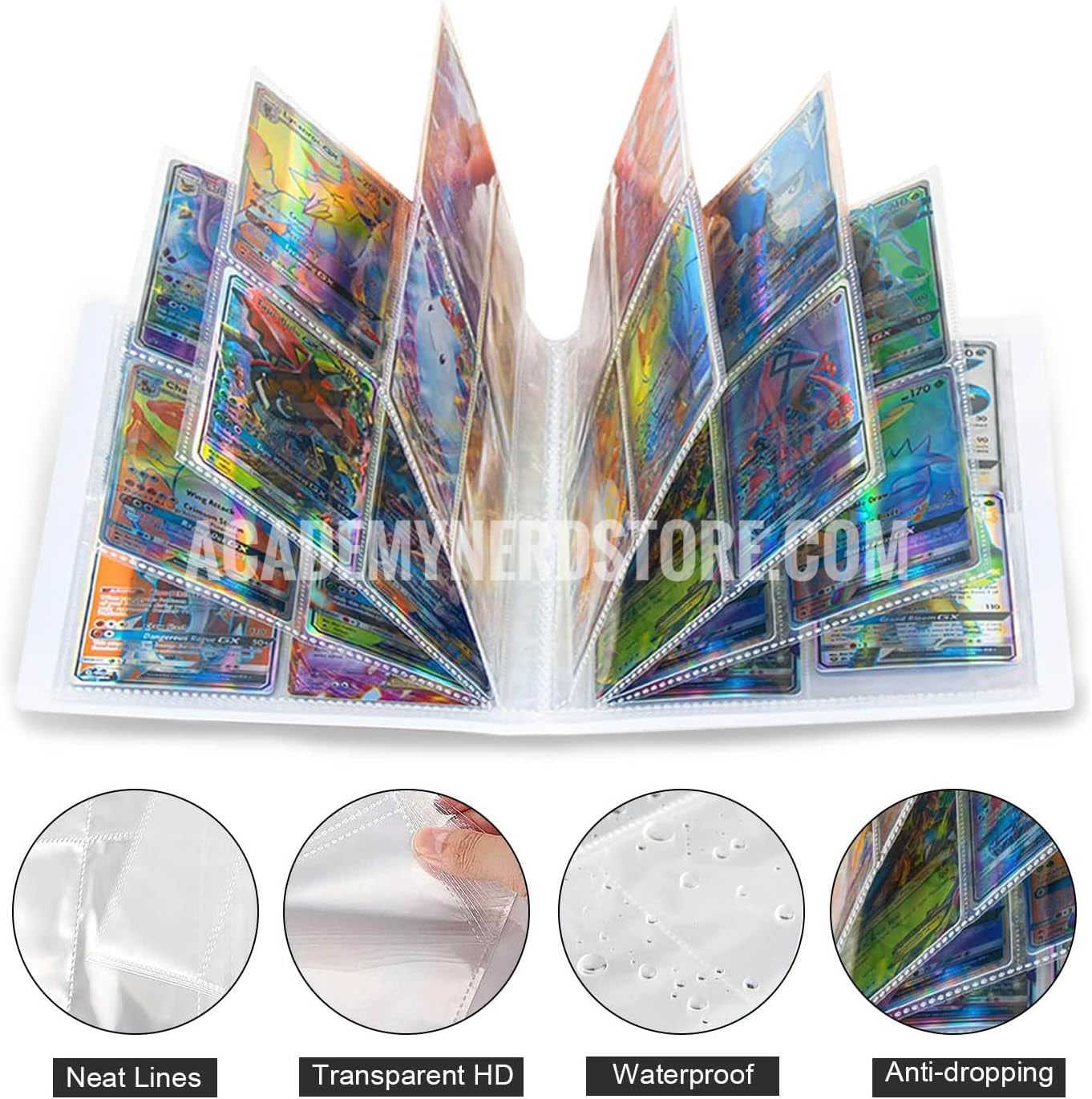 ALBUM RACCOGLITORE CARTE POKEMON PIKACHU A 4 TASCHE