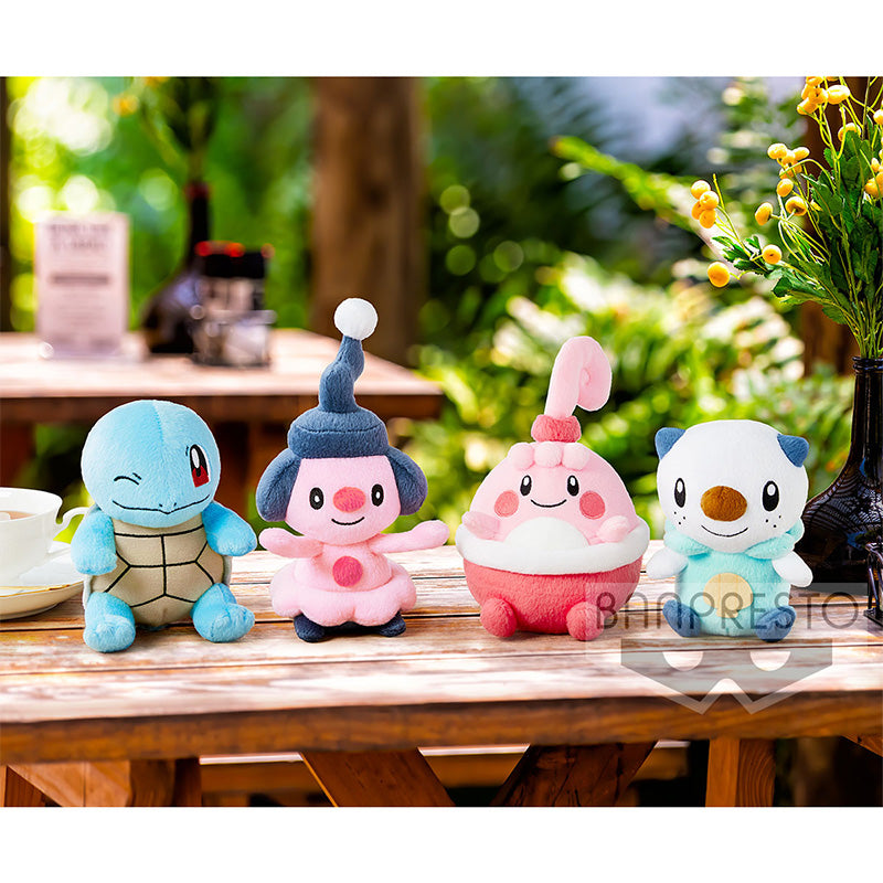 POKEMON MASCOT PLUSH SQUIRTLE • HAPPINY • OSHAWOTT • MIME JR 13 CM