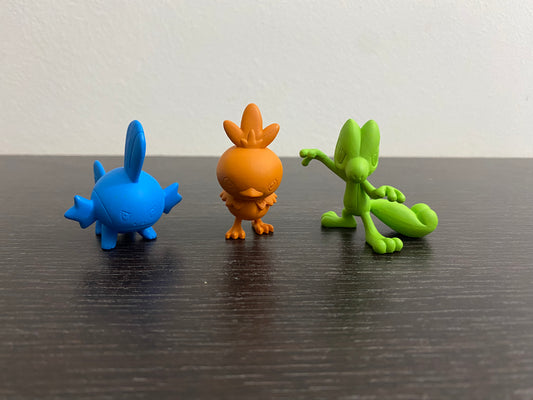 TORCHIC & TREECKO & MUDKIP SINGLECOLOR - FIGURE TOMY