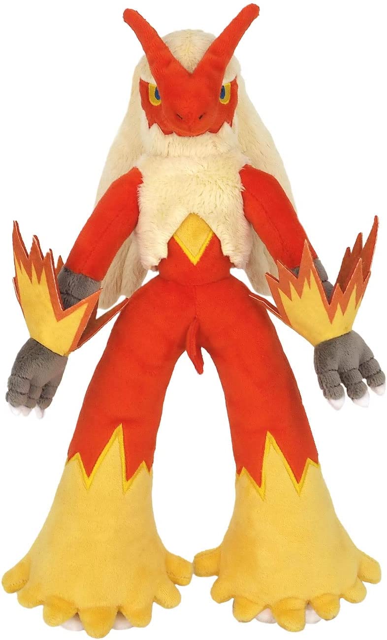 BLAZIKEN Sanei Pokemon All Star Collection Plush Pokemon Center NEW WITH TAG