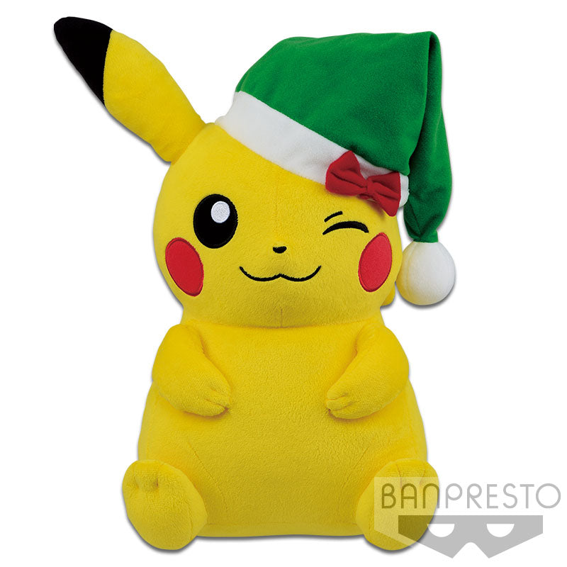 PIKACHU CHRISTMAS SUPER BIG BANPRESTO PELUCHE 40 CM