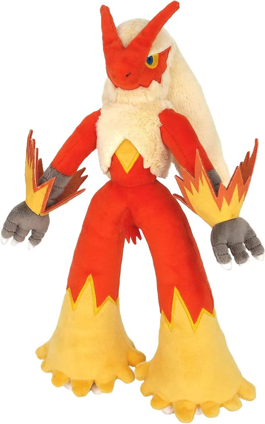 BLAZIKEN Sanei Pokemon All Star Collection Plush Pokemon Center NEW WITH TAG