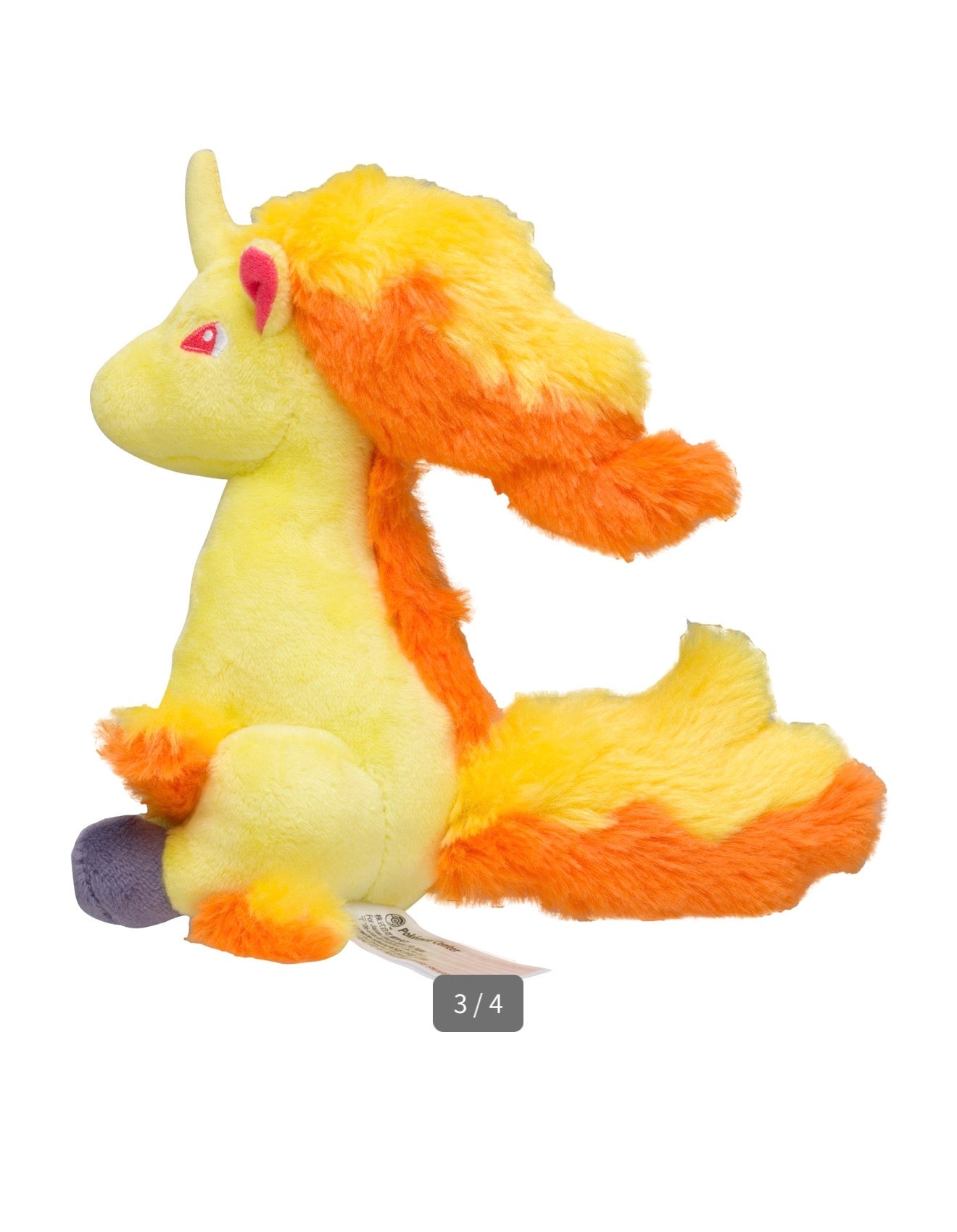 RAPIDASH FIT POKEMON CENTER PELUCHE