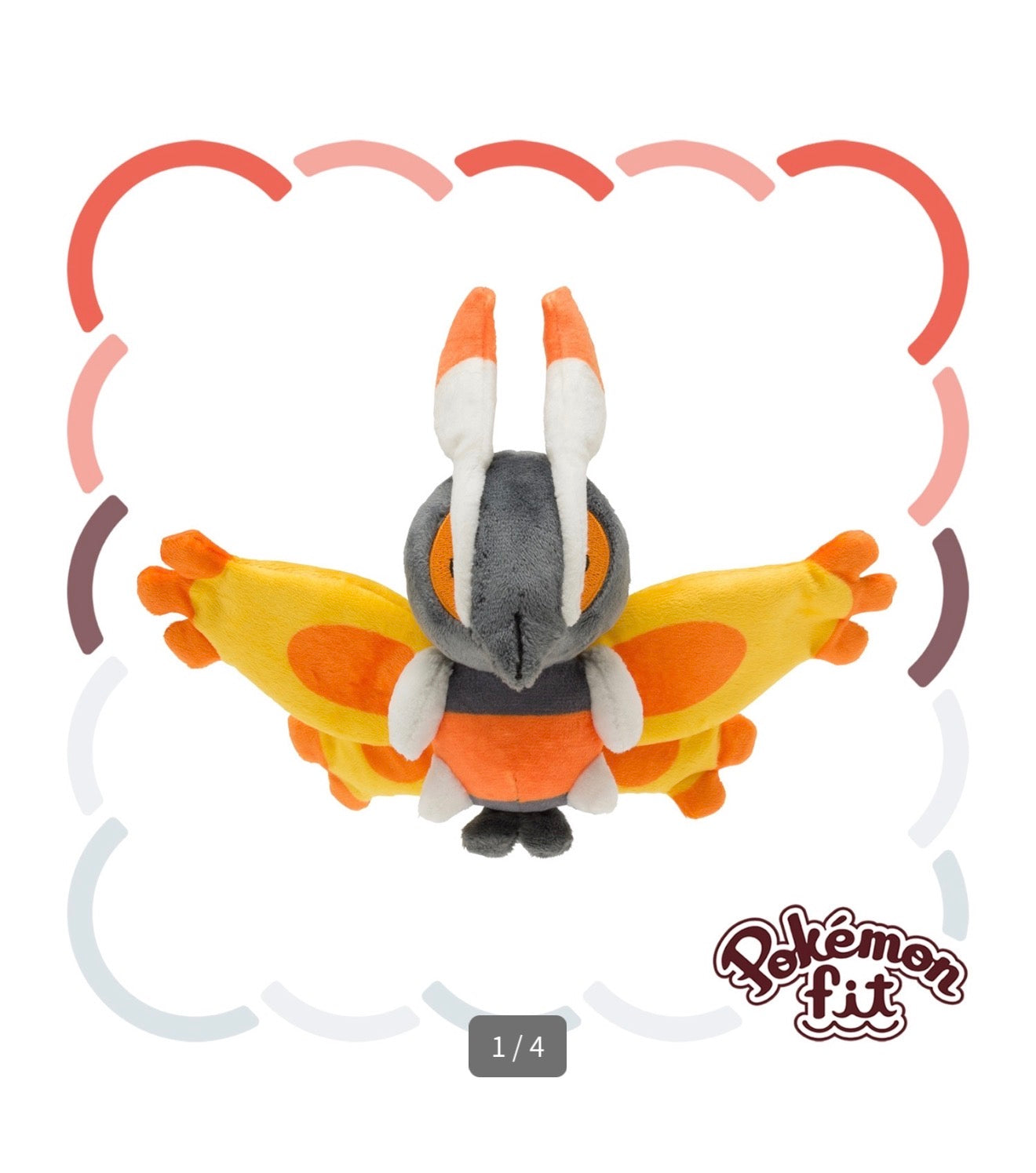MOTHIM FIT POKÉMON CENTER PELUCHE