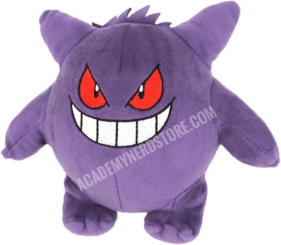 GENGAR Sanei Pokemon All Star Collection Plush Pokemon Center NEW WITH TAG