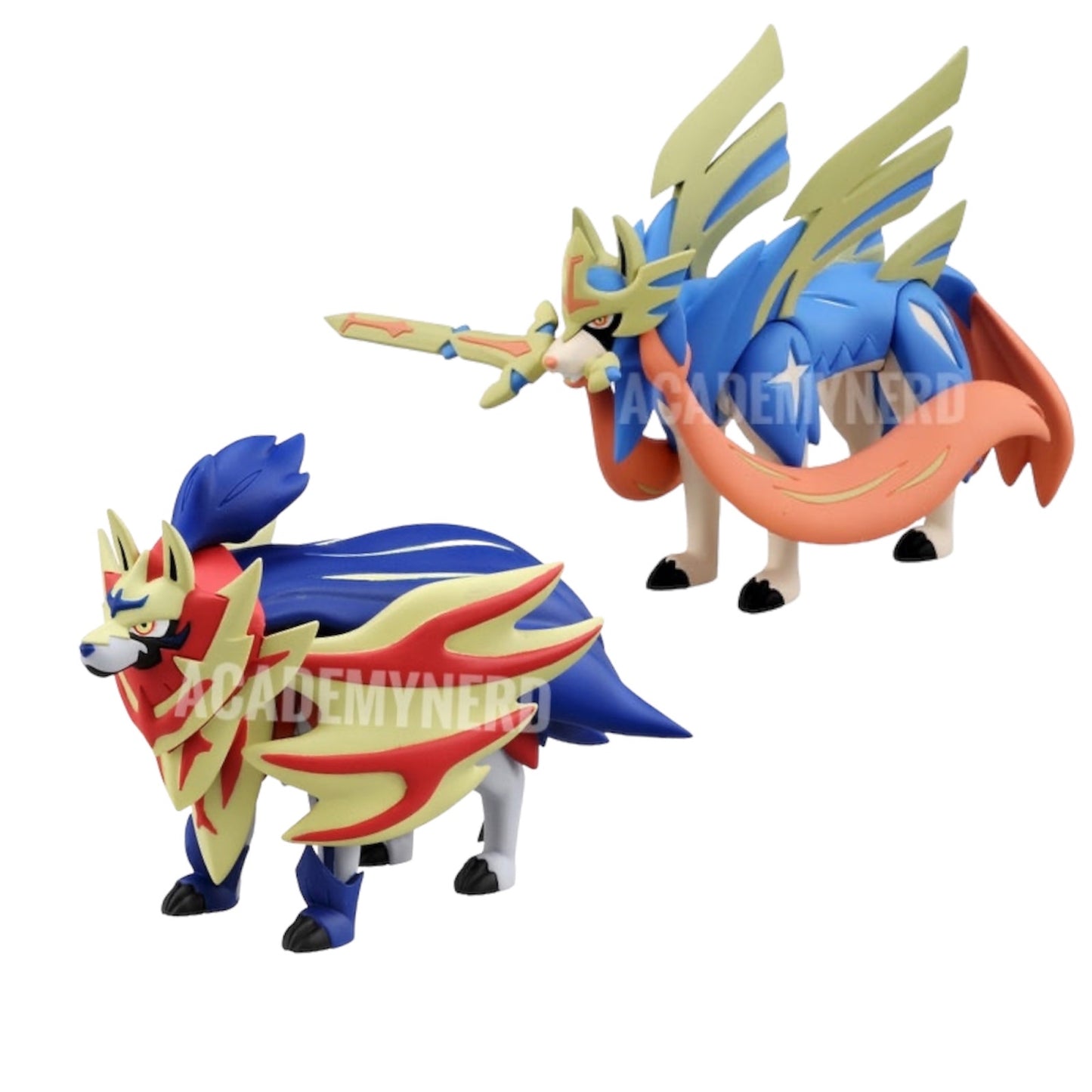 Zacian & Zamazenta Takara Tomy Monster Collection Moncolle 13cm Action Figure