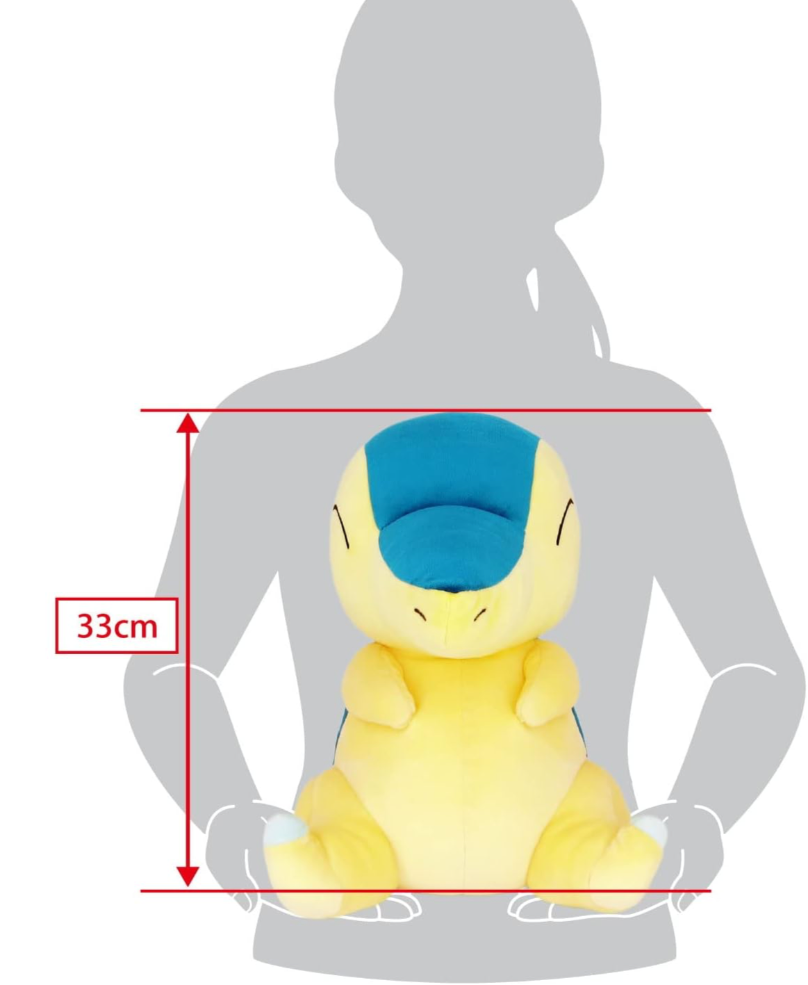 CYNDAQUIL SUPER BIG SANEI POKEMON ALL STAR COLLECTION PLUSH POKEMON CENTER WITH TAG