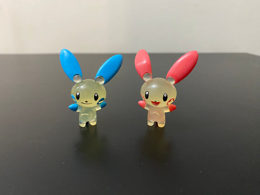 PLUSLE & MINUN CLEAR - FIGURE TOMY CGTSJ