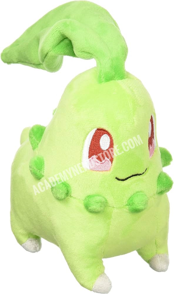 CHIKORITA  PELUCHE SANEI ALL COLLECTION POKEMON CENTER