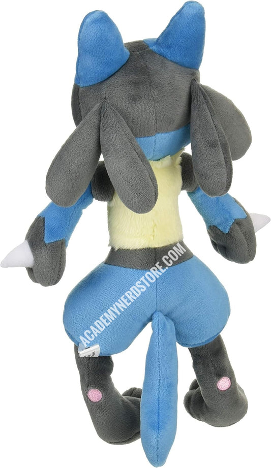 LUCARIO Sanei Pokemon All Star Collection Plush Pokemon Center NEW WITH TAG