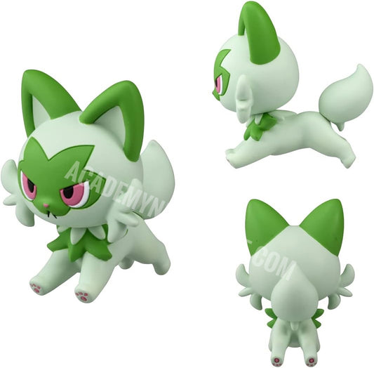 SPRIGATITO & POKE BALL Takara Tomy Monster Collection Moncolle Action Figure