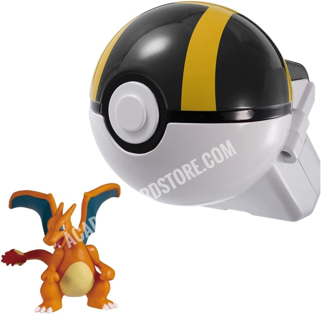 CHARIZARD  & ULTRA BALL Takara Tomy Monster Collection Moncolle Action Figure