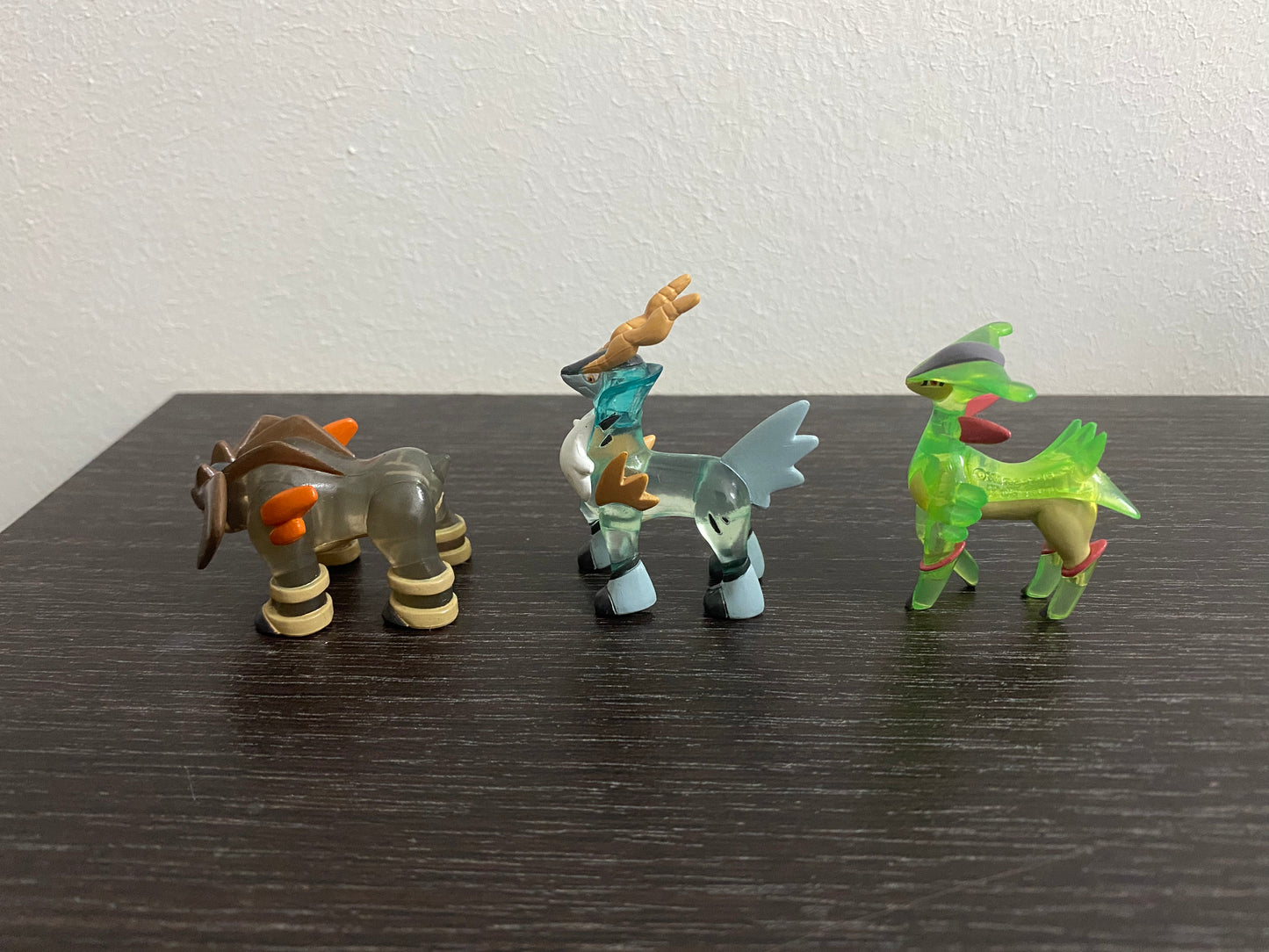 VIRIZION & TERRAKION & COBALION - CLEAR FIGURE TOMY CGTSJ