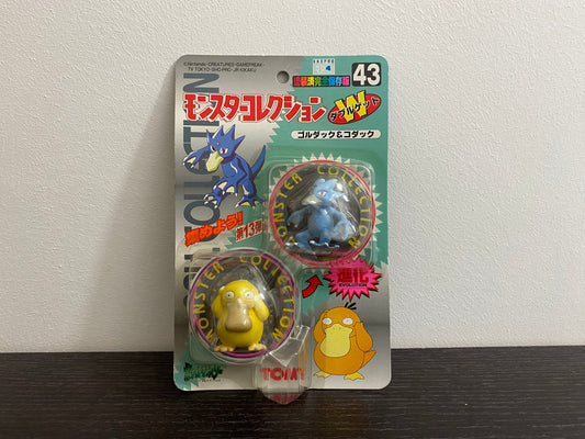 PSYDUCK & GOLDUCK BOX TOMY CGTSJ VINTAGE